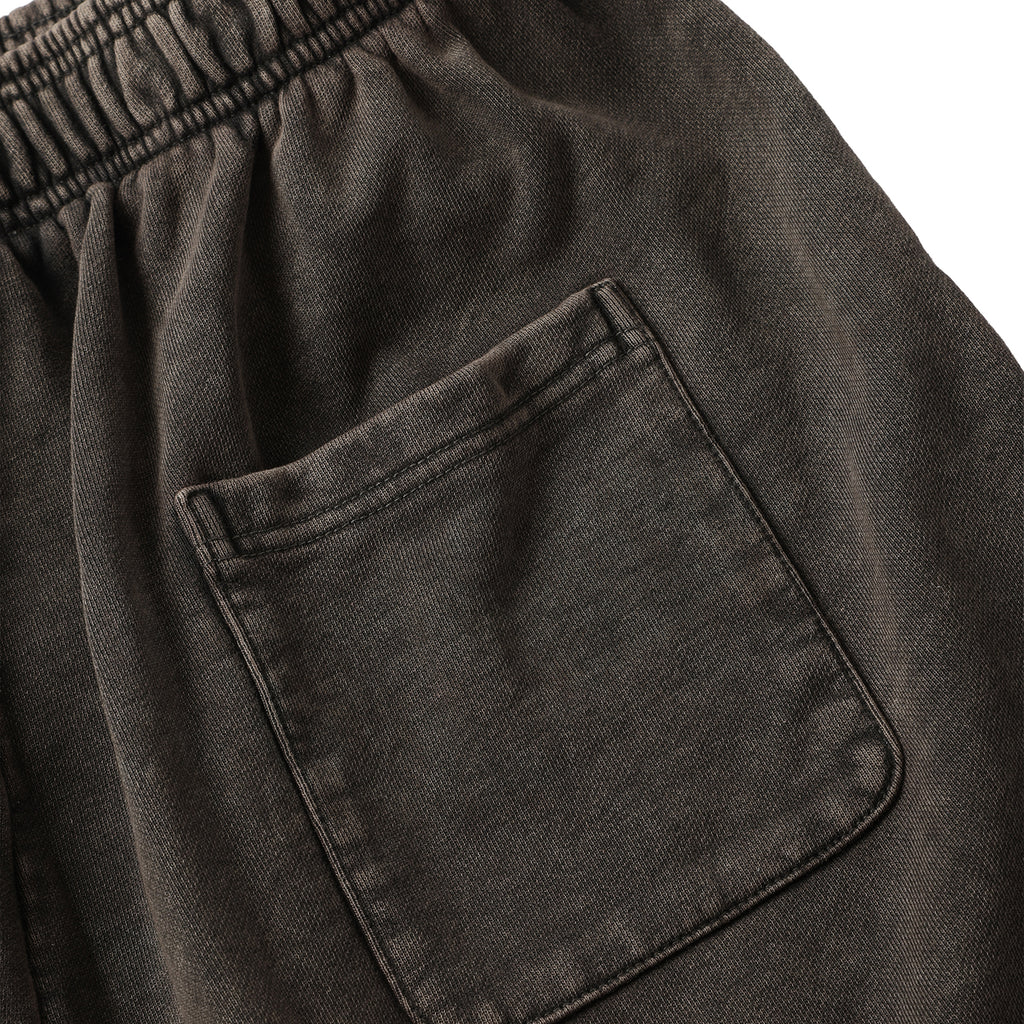 420G DK Grey Wax Wash Drawstring Street Casual Shorts
