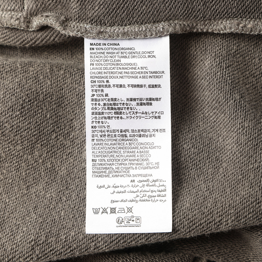 420G Light Grey Wax Wash Drawstring Street Casual Shorts