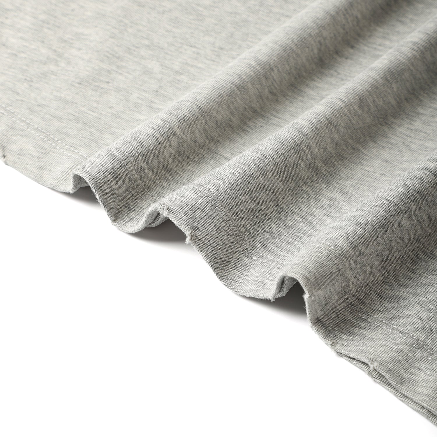 250G Heather Gray Spray Dyed Destroyed Short Sleeve T Shirts