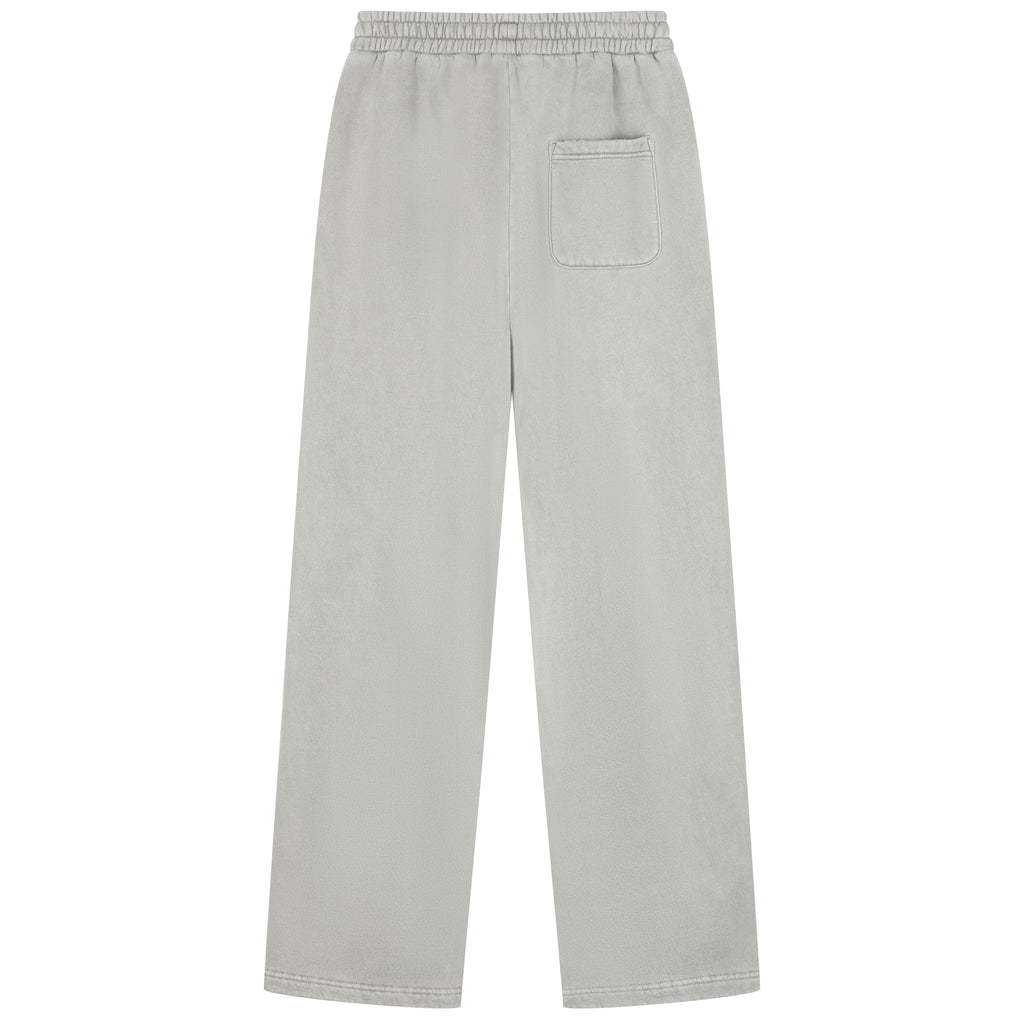 350G Light Grey Flecee Casual Drawstring Long Sweatpants