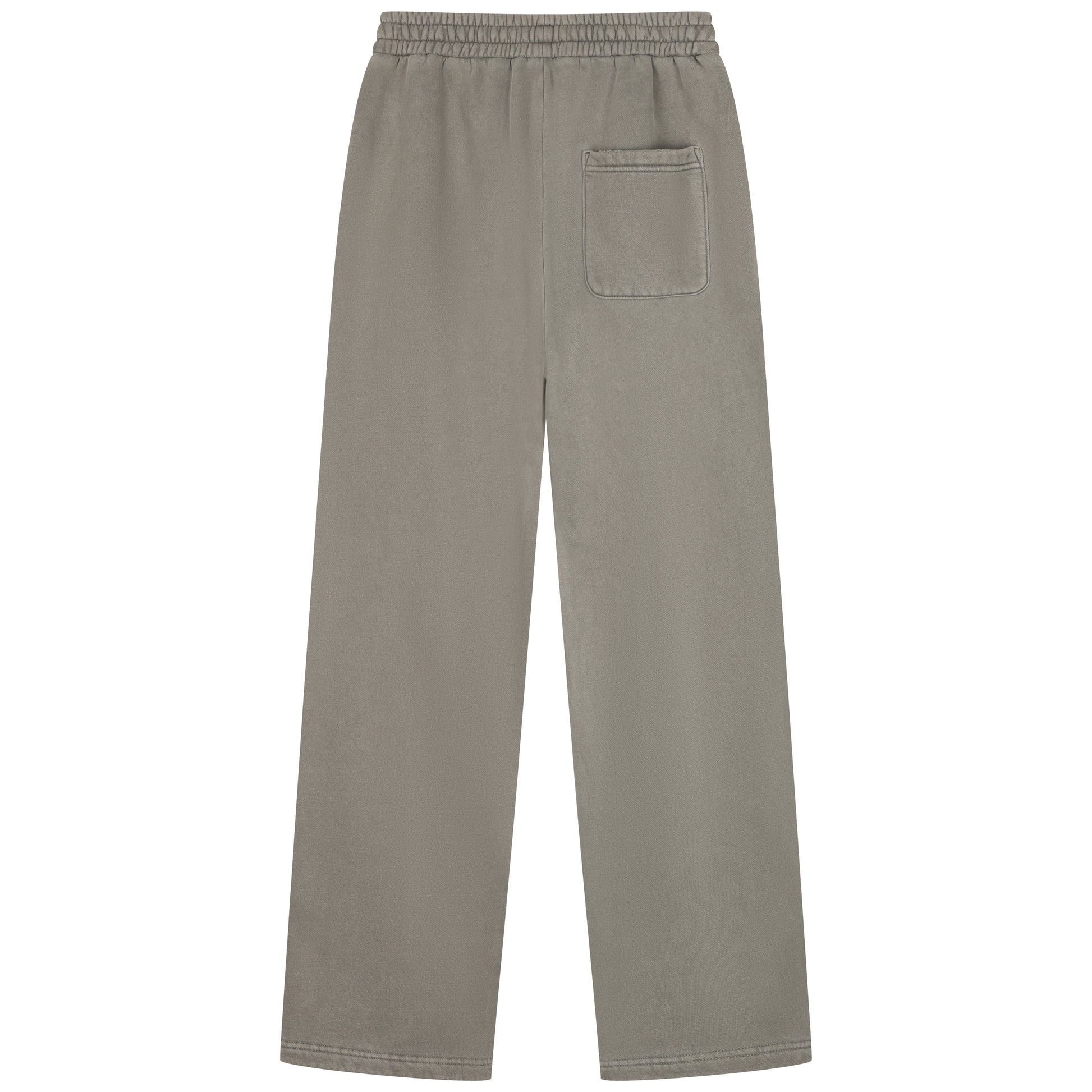 350G Concrete Grey Flecee Casual Drawstring Long Sweatpants