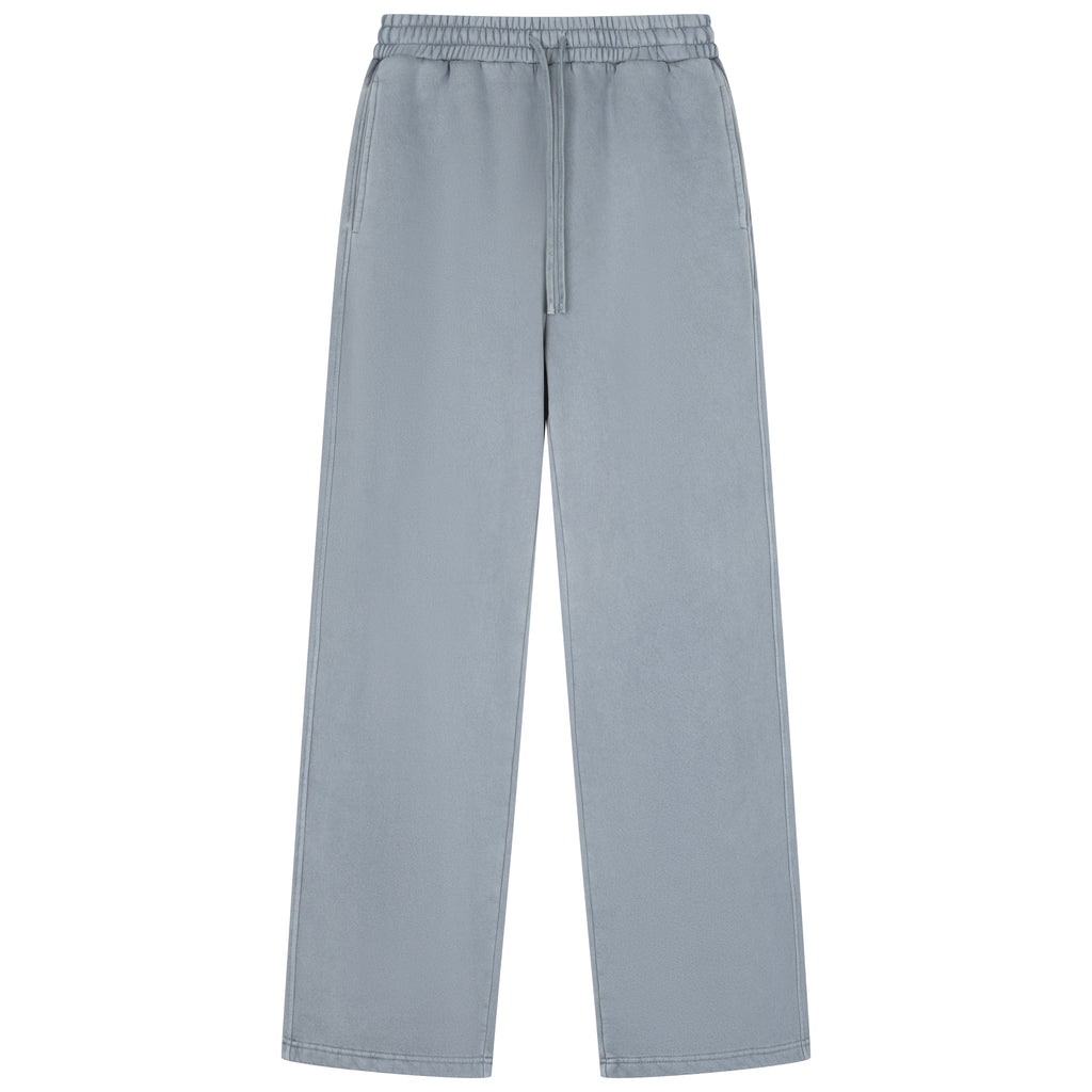 350G Slate Blue Flecee Casual Drawstring Long Sweatpants