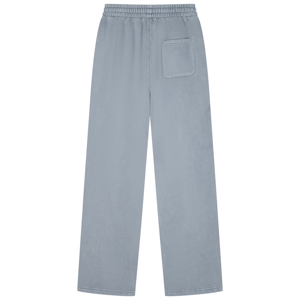 350G Slate Blue Flecee Casual Drawstring Long Sweatpants