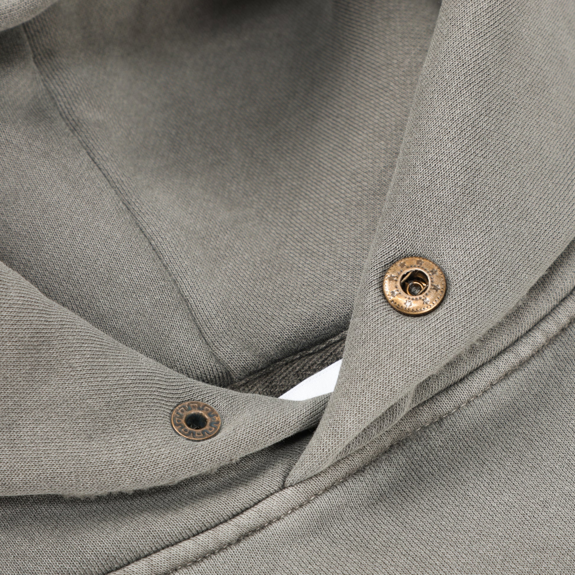 350G Concrete Grey Fleece Solid Unisex Causal Hoodie