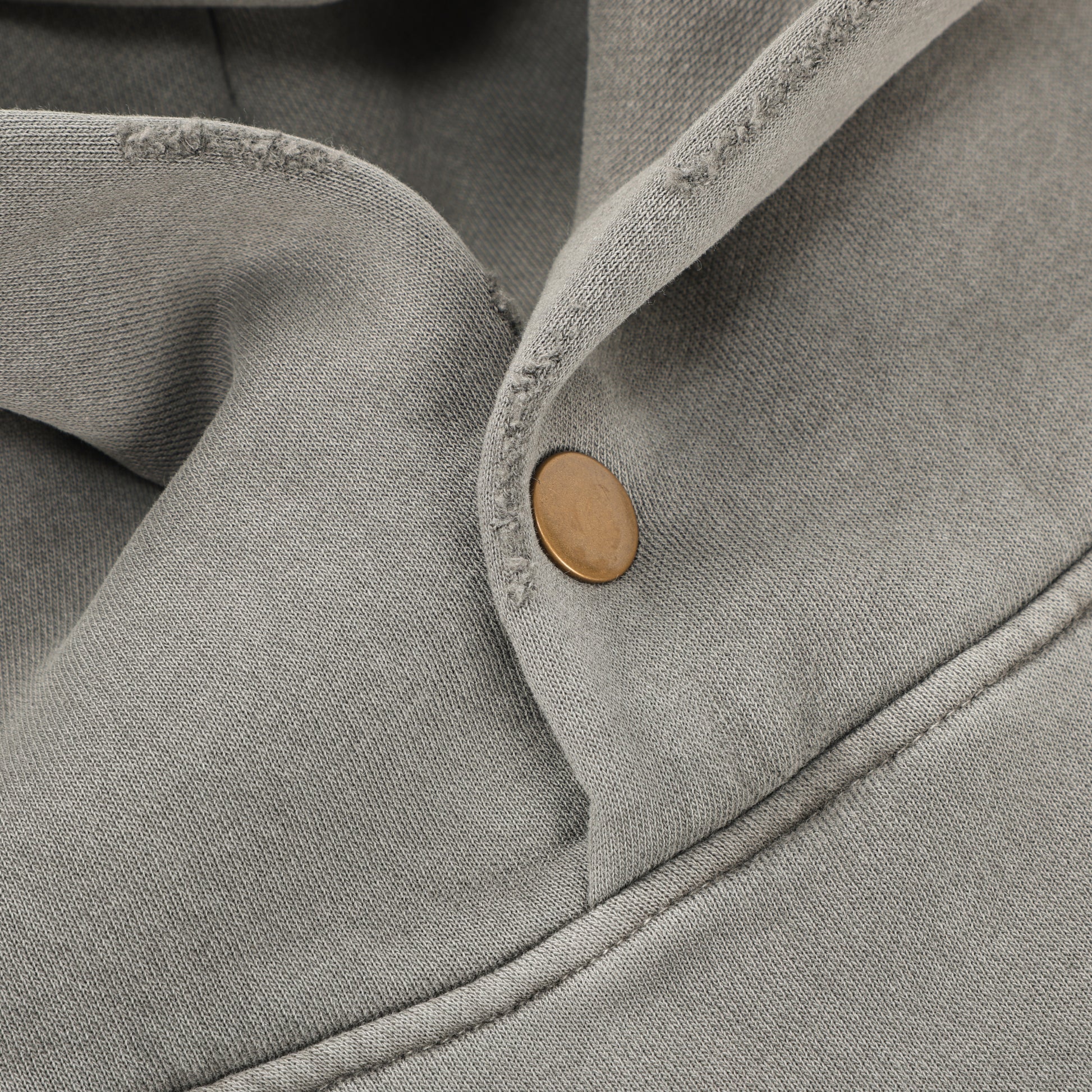 350G Concrete Grey Fleece Solid Unisex Causal Hoodie