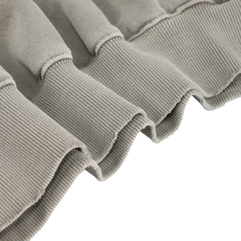 350G Concrete Grey Fleece Solid Unisex Causal Hoodie