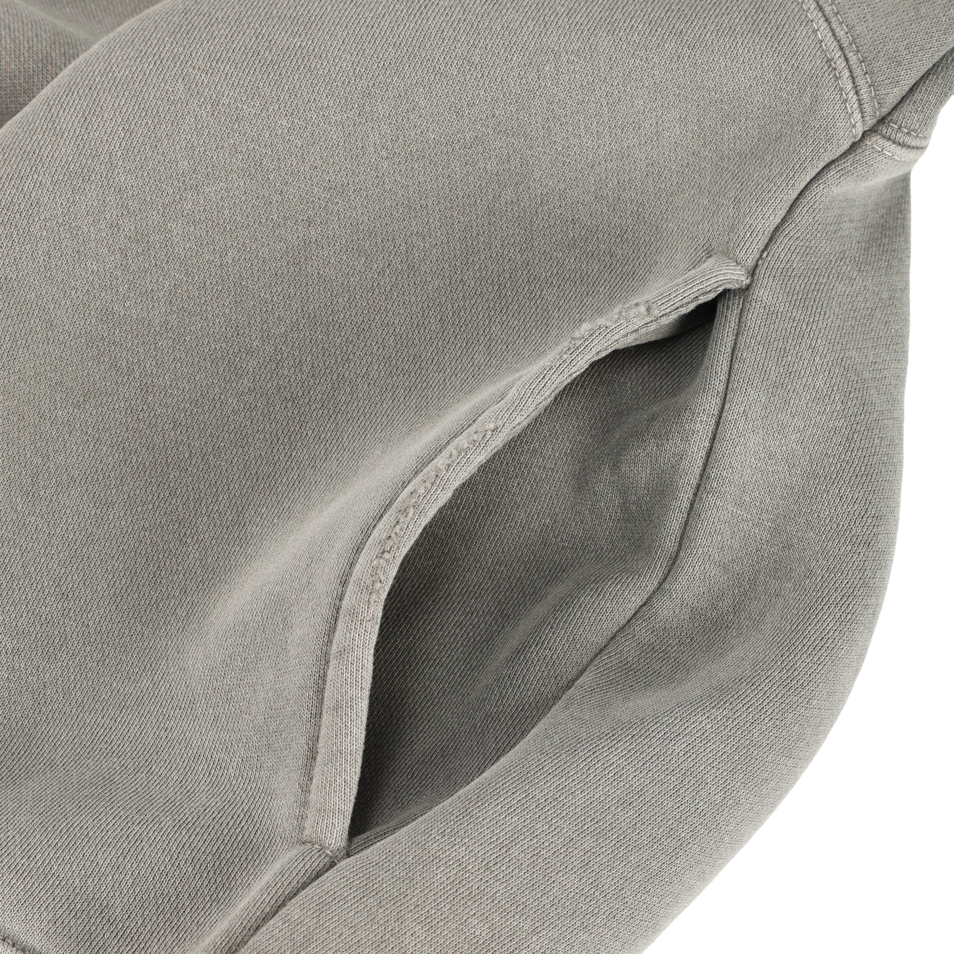 350G Concrete Grey Fleece Solid Unisex Causal Hoodie