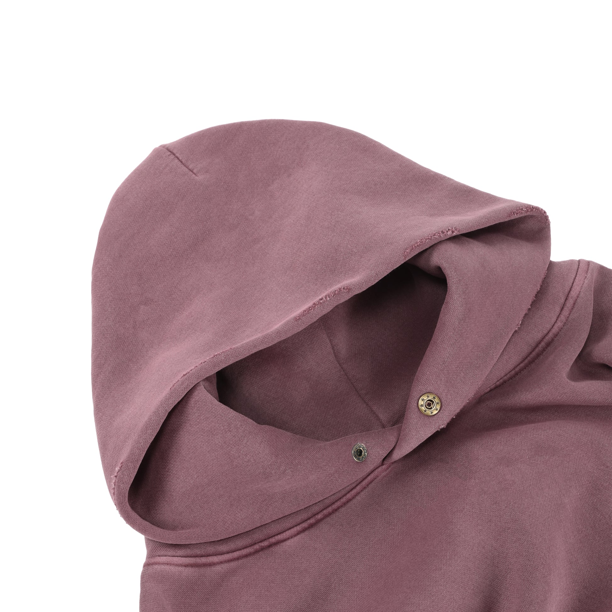 350G Vintage Red Fleece Solid Unisex Causal Hoodie