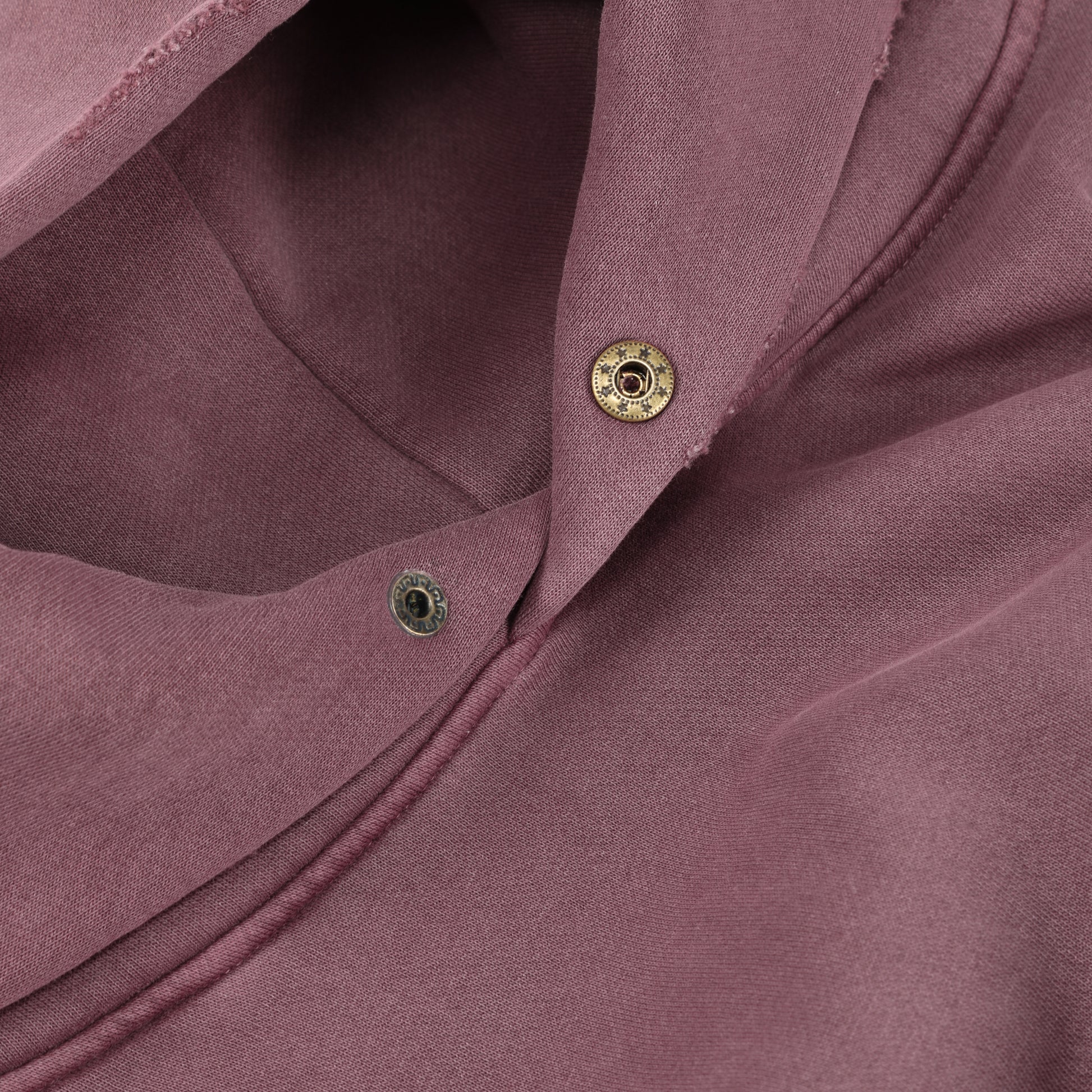 350G Vintage Red Fleece Solid Unisex Causal Hoodie
