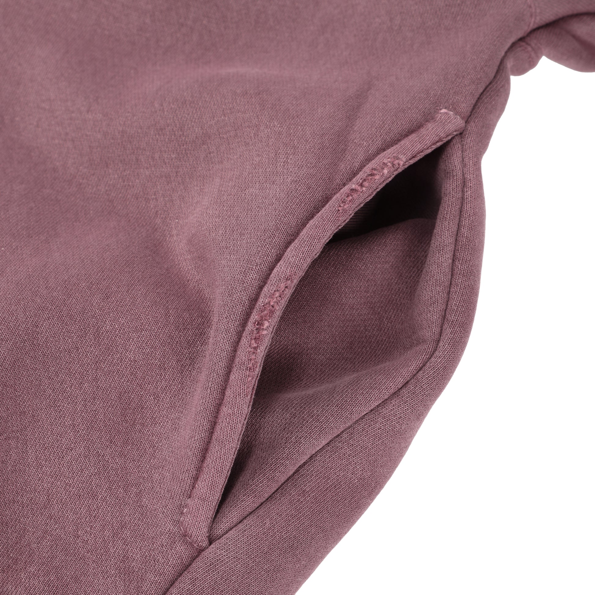 350G Vintage Red Fleece Solid Unisex Causal Hoodie