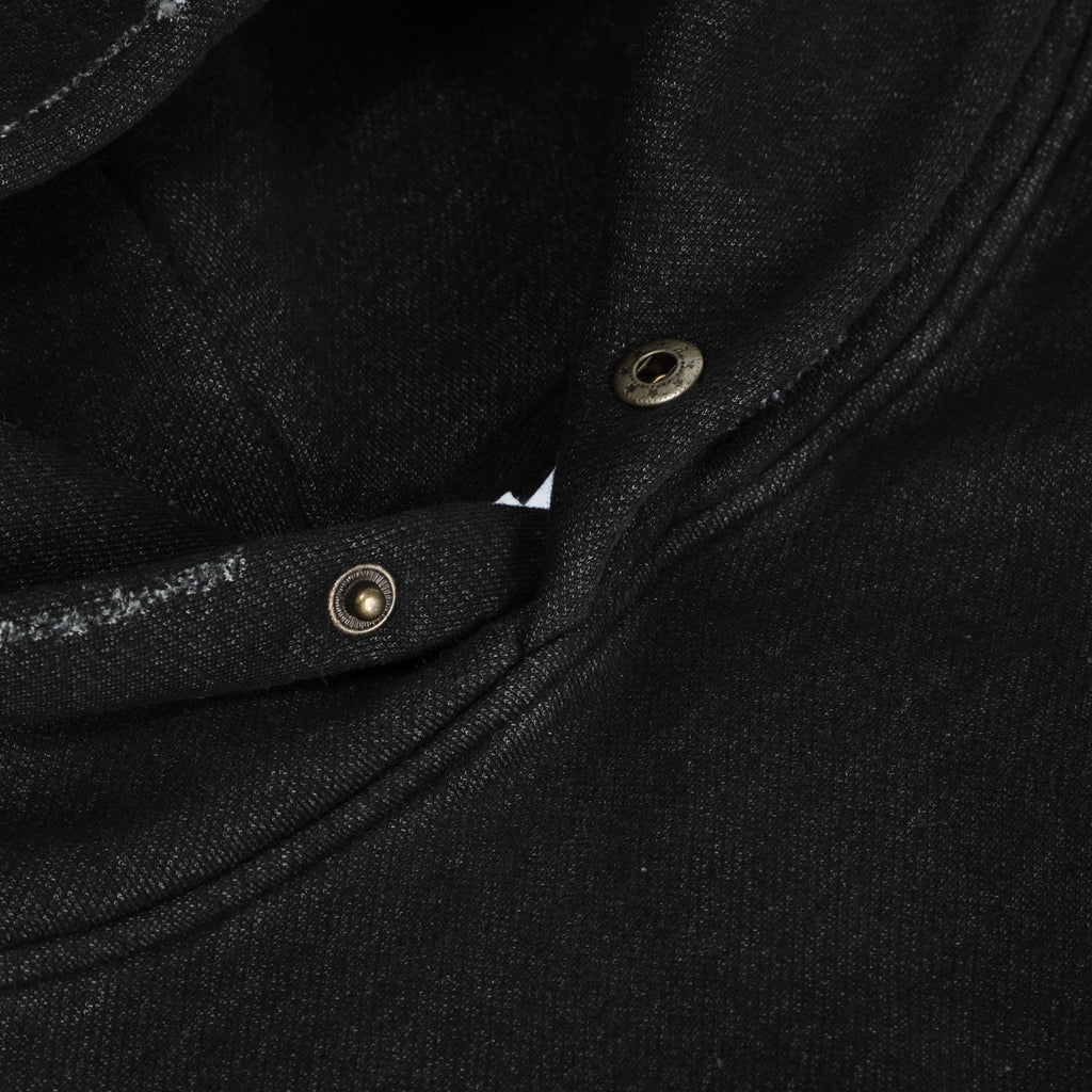 350G Black Fleece Solid Unisex Causal Hoodie