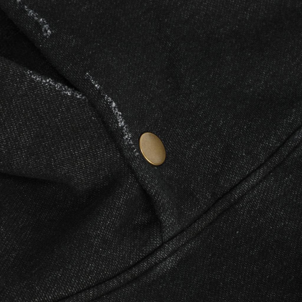 350G Black Fleece Solid Unisex Causal Hoodie