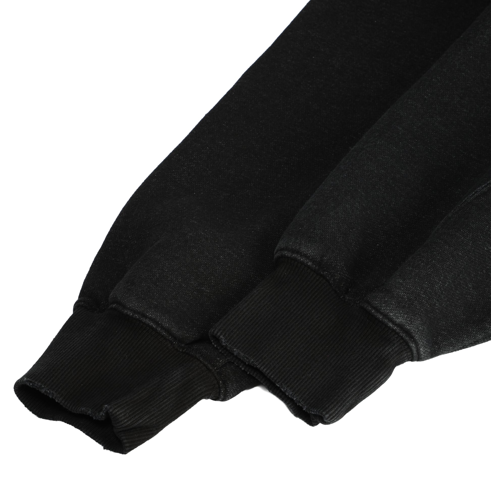 350G Black Fleece Solid Unisex Causal Hoodie