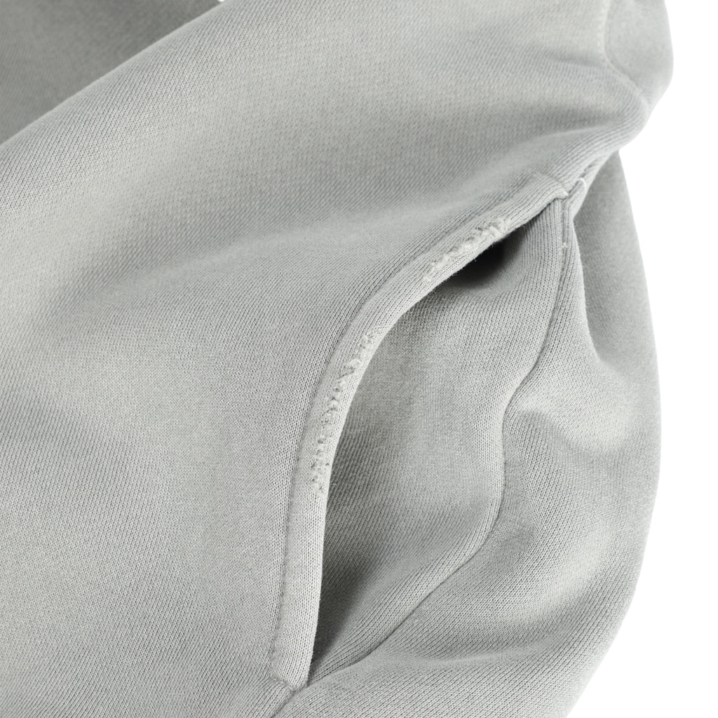 350G Light Grey Fleece Solid Unisex Causal Hoodie