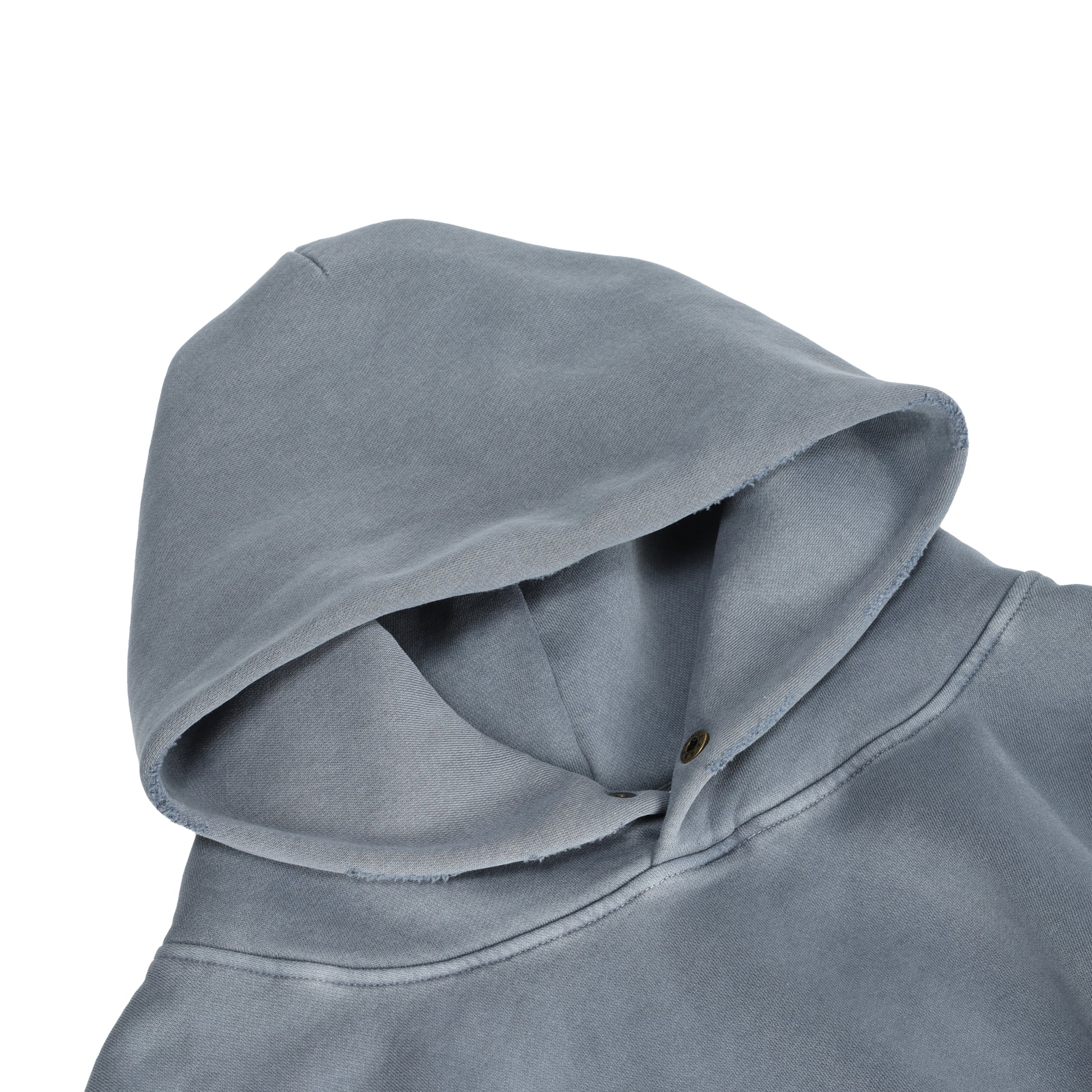 350G Slate Grey Fleece Solid Unisex Causal Hoodie