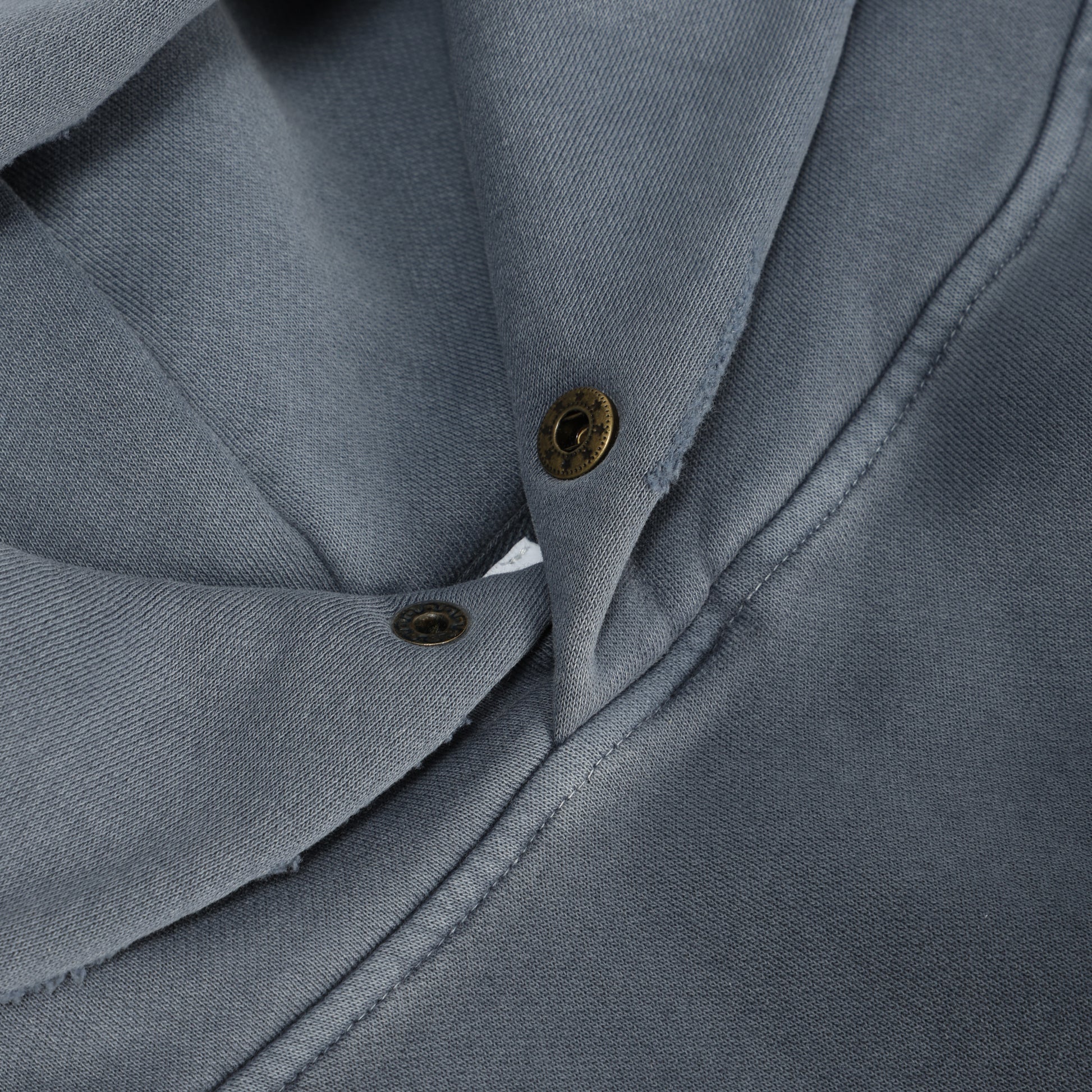 350G Slate Grey Fleece Solid Unisex Causal Hoodie