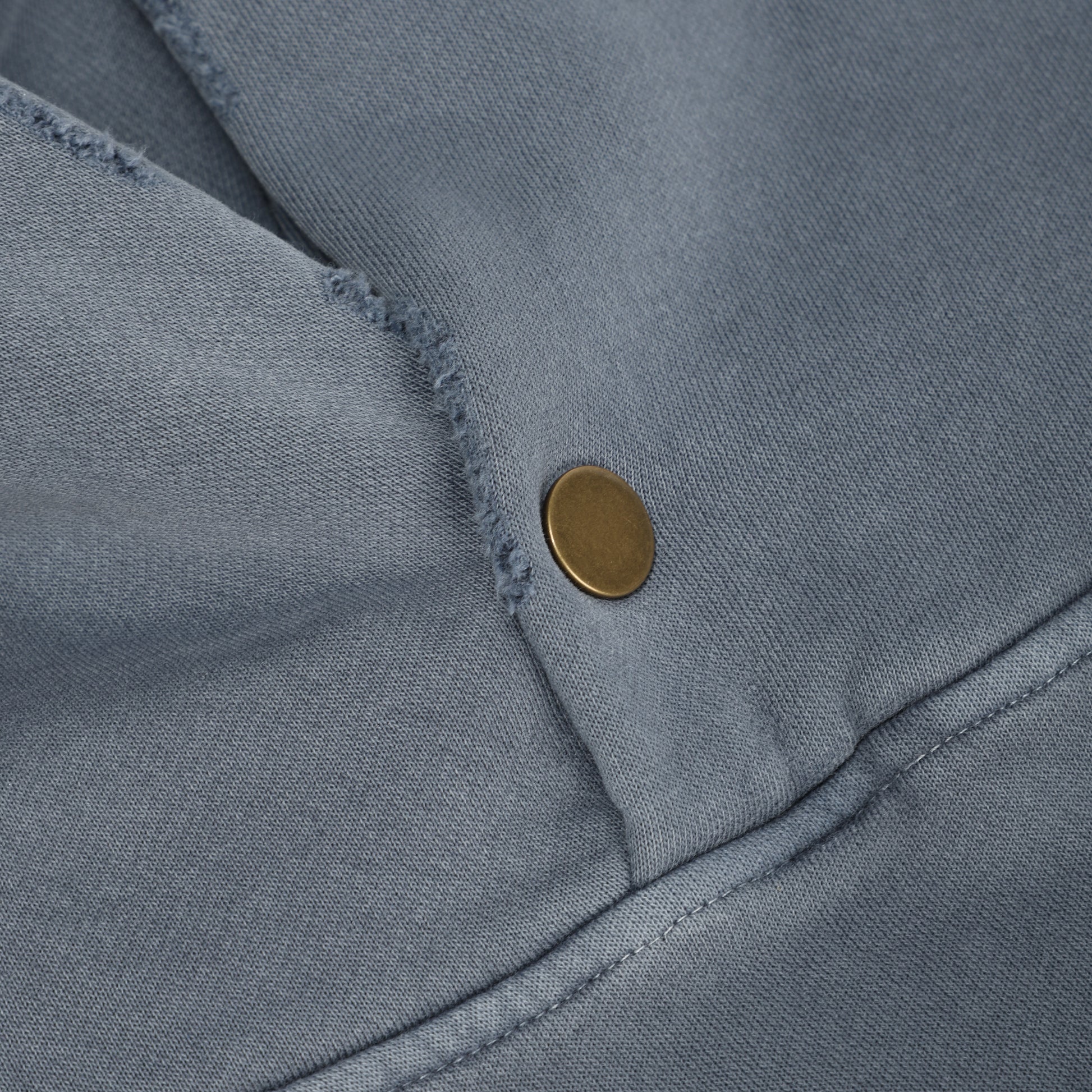 350G Slate Grey Fleece Solid Unisex Causal Hoodie