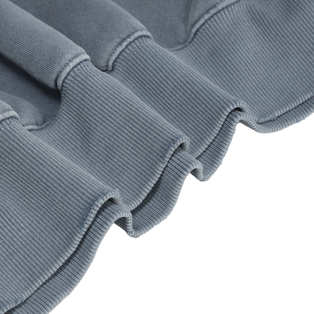 350G Slate Grey Fleece Solid Unisex Causal Hoodie