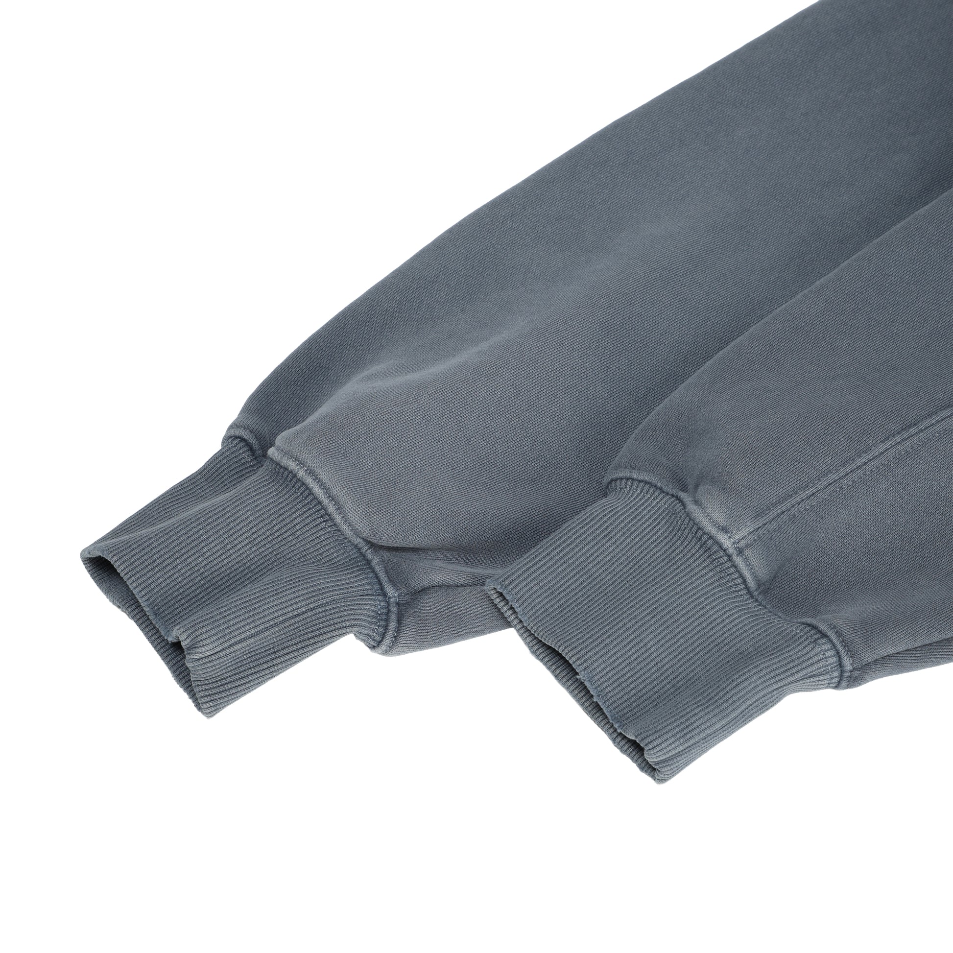 350G Slate Grey Fleece Solid Unisex Causal Hoodie