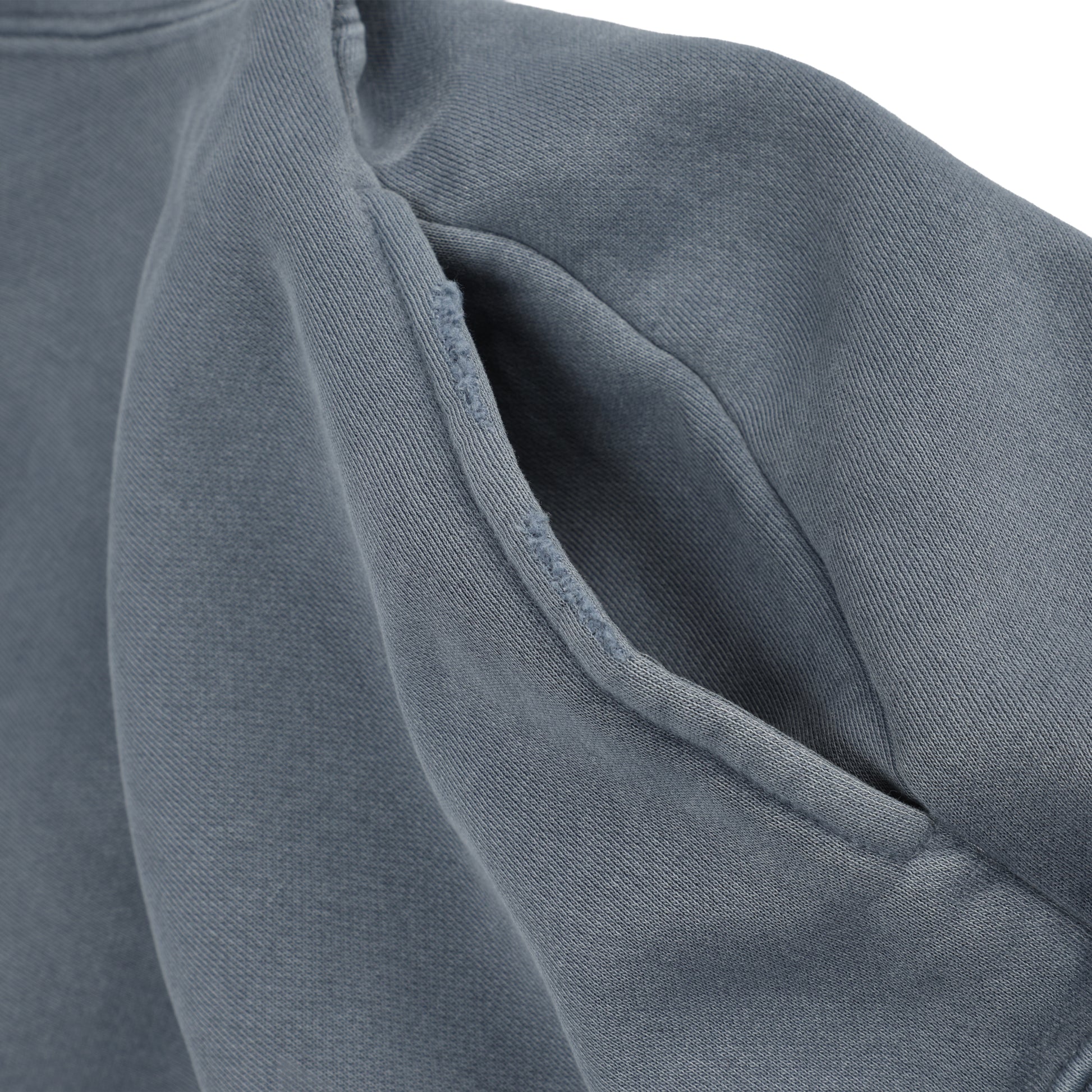 350G Slate Grey Fleece Solid Unisex Causal Hoodie
