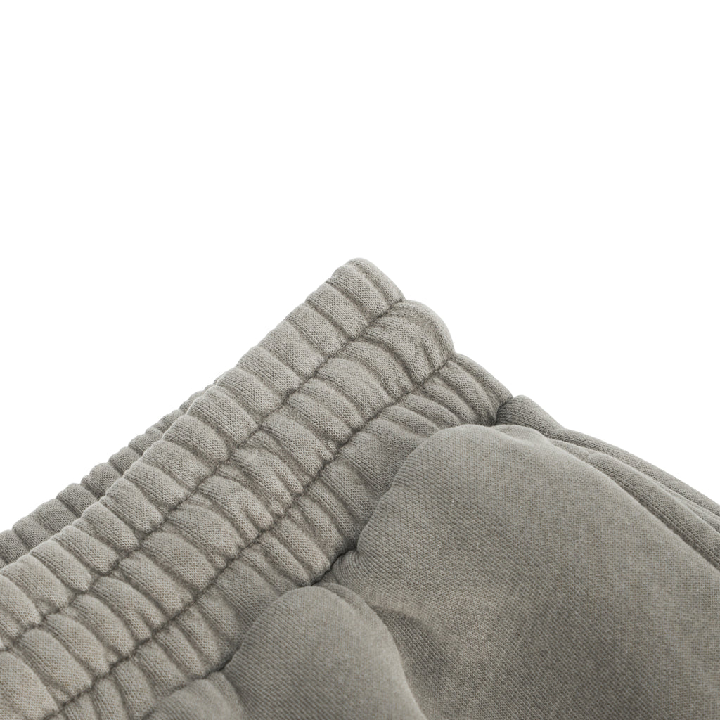 350G Concrete Grey Flecee Casual Drawstring Long Sweatpants