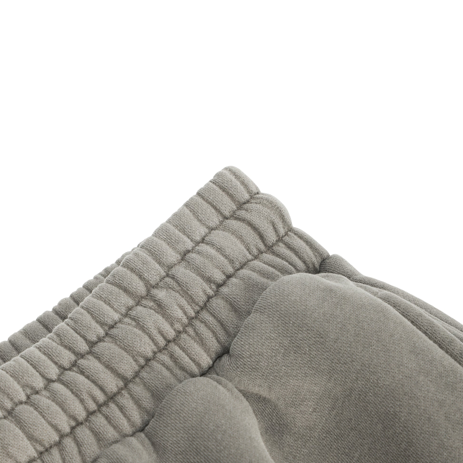 350G Concrete Grey Flecee Casual Drawstring Long Sweatpants