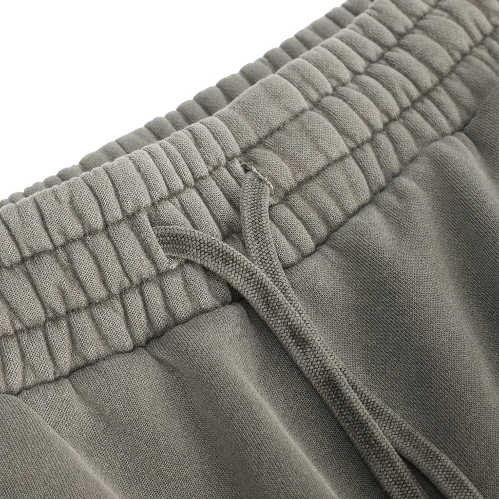 350G Concrete Grey Flecee Casual Drawstring Long Sweatpants