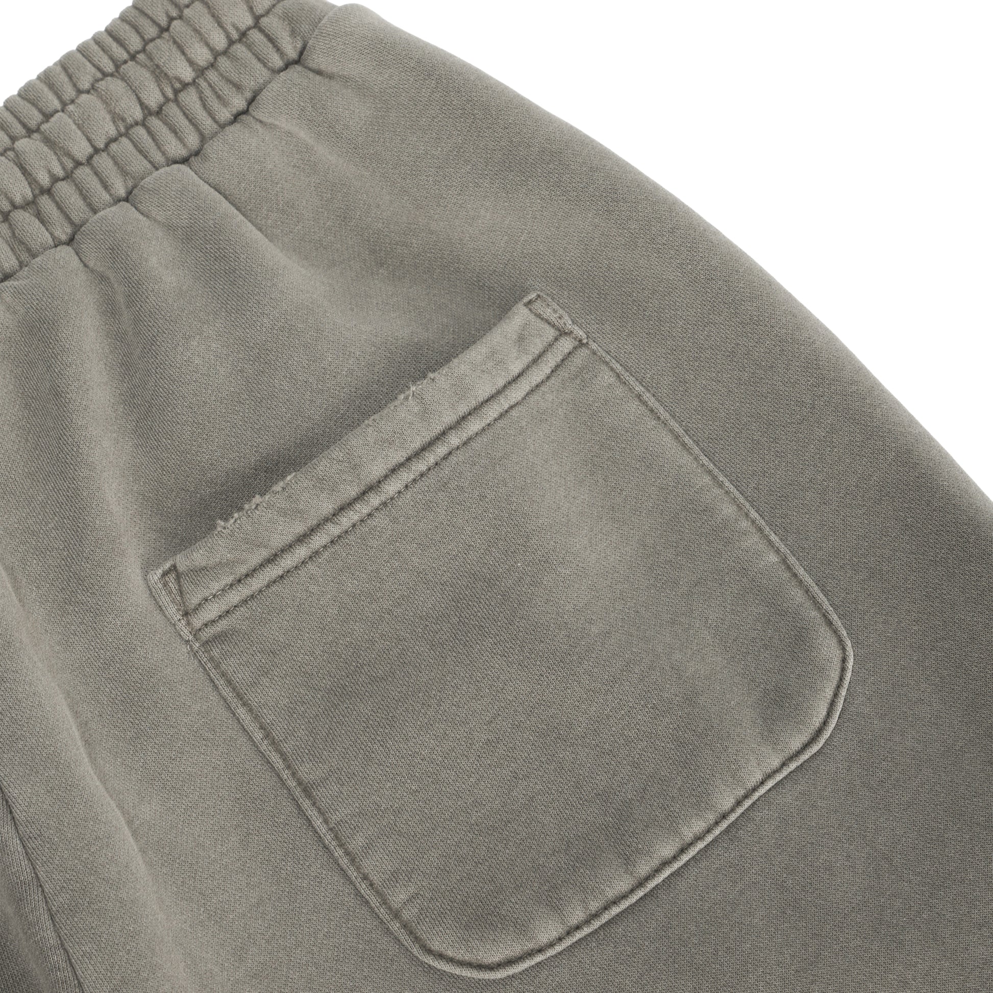 350G Concrete Grey Flecee Casual Drawstring Long Sweatpants