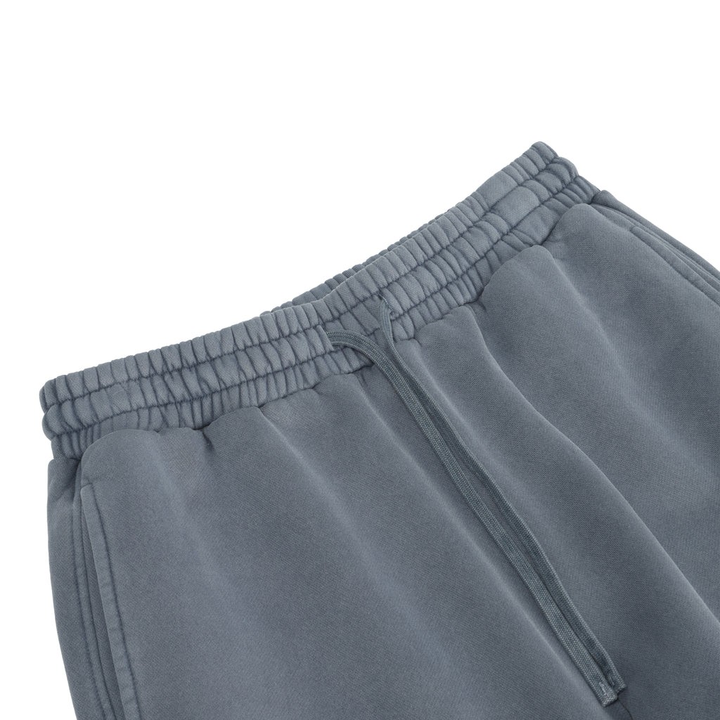 350G Slate Blue Flecee Casual Drawstring Long Sweatpants
