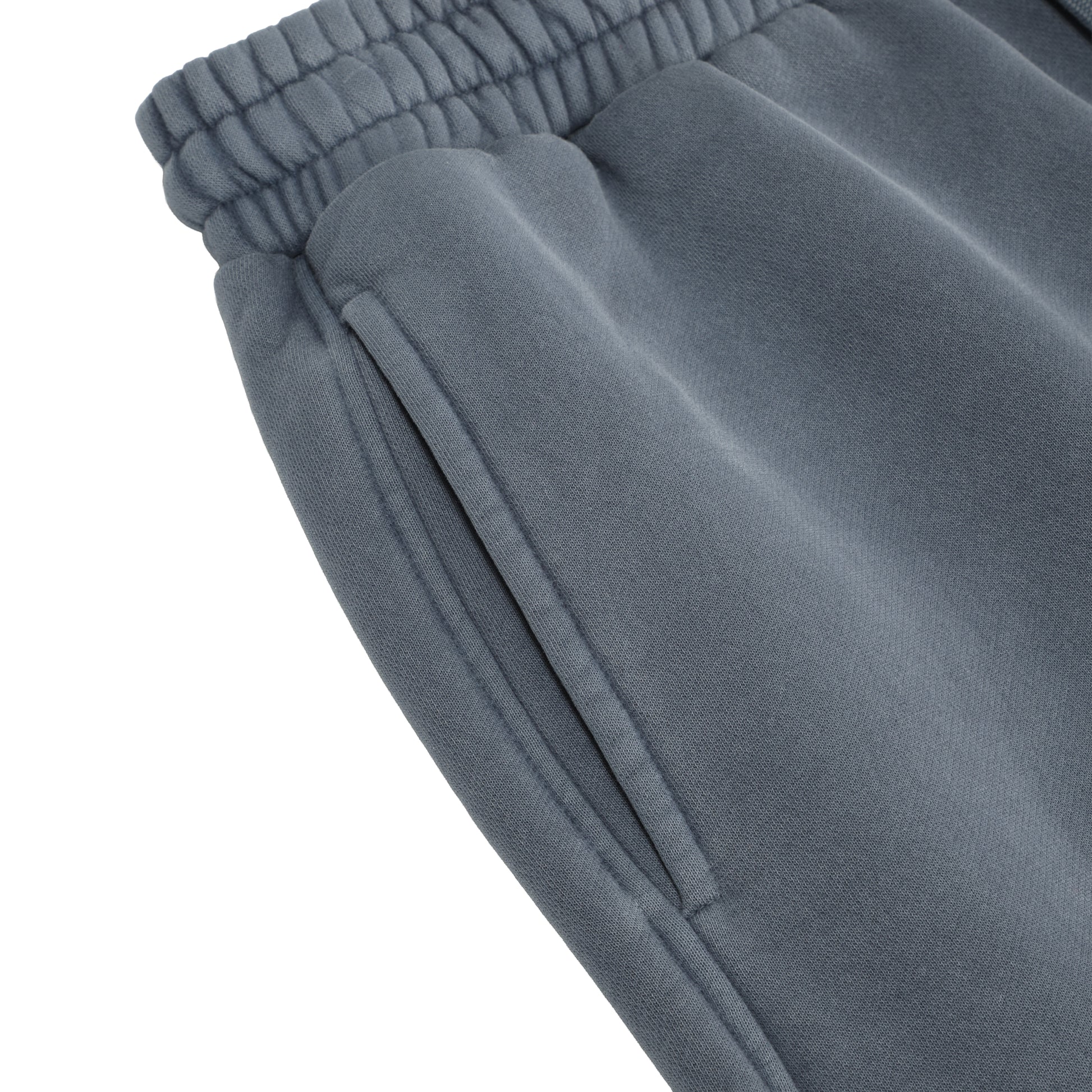 350G Slate Blue Flecee Casual Drawstring Long Sweatpants
