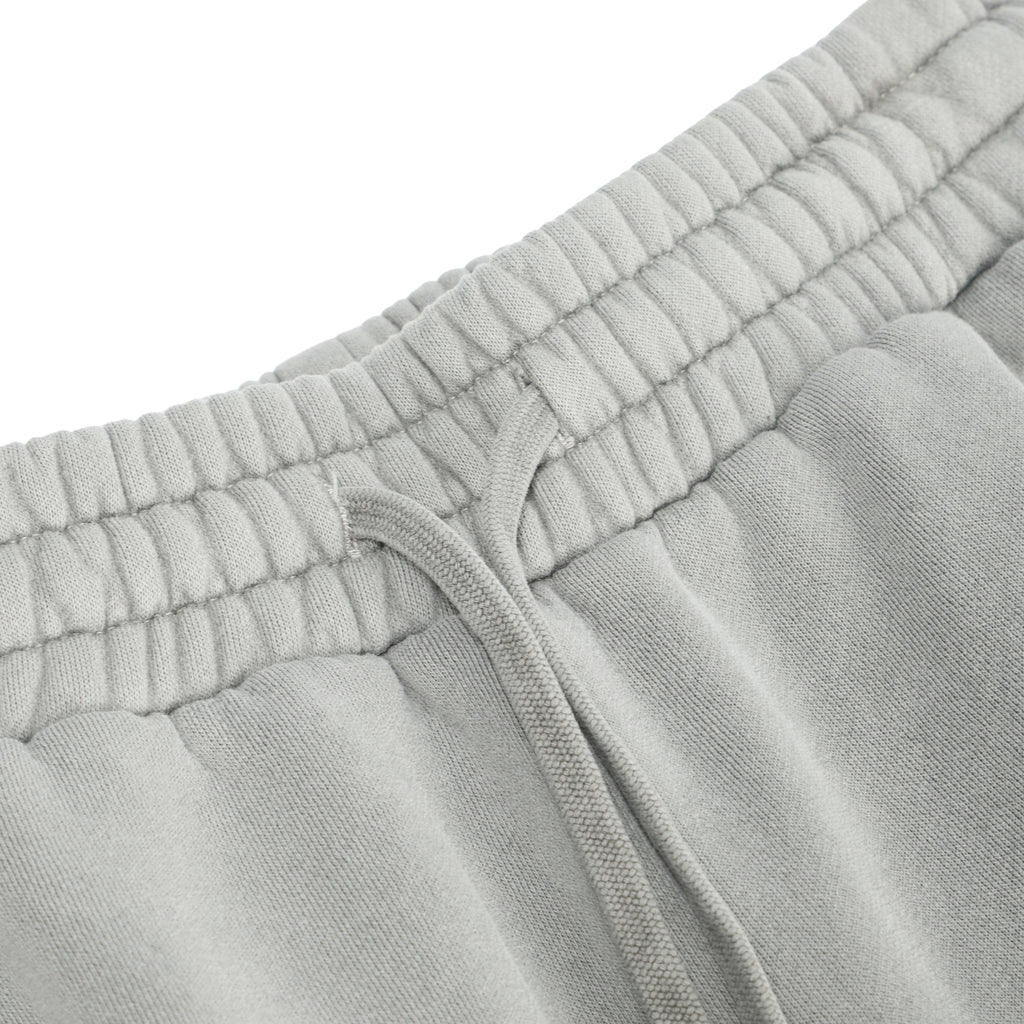 350G Light Grey Flecee Casual Drawstring Long Sweatpants
