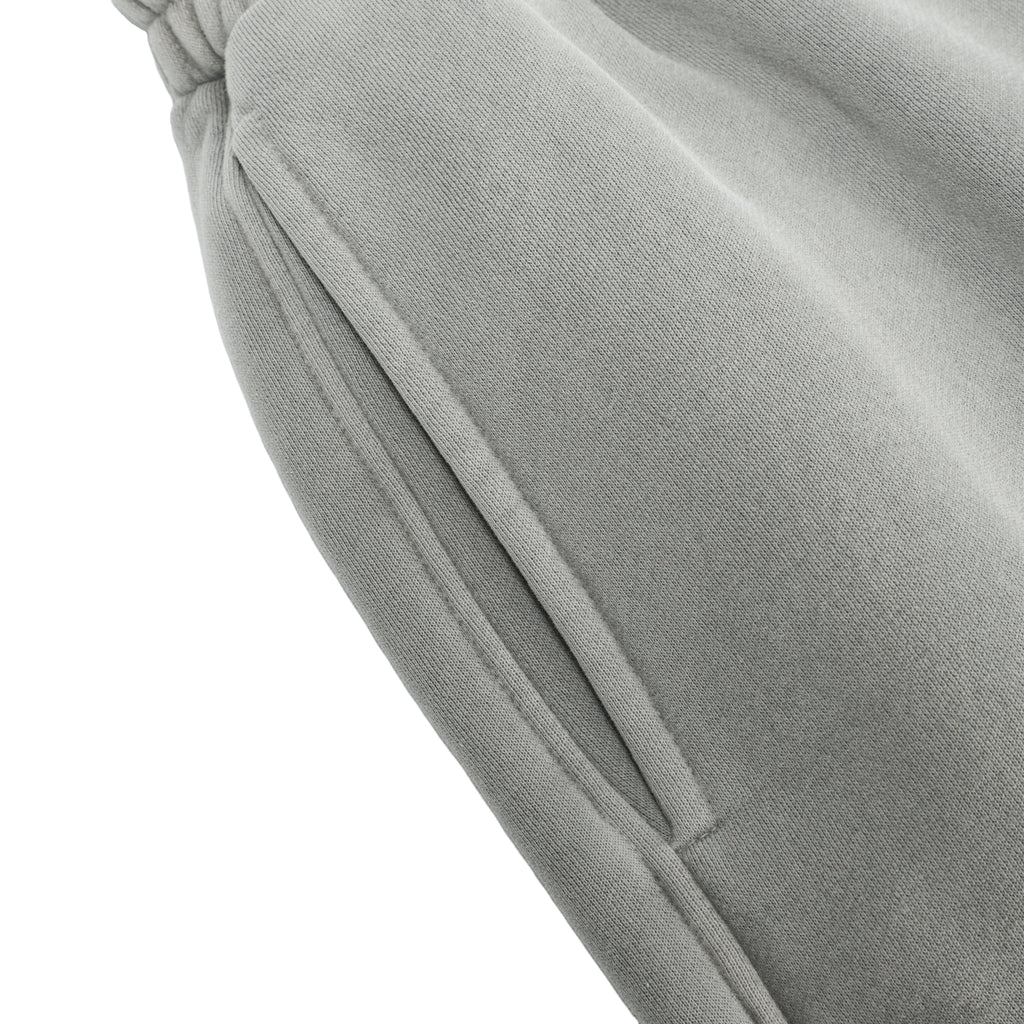 350G Light Grey Flecee Casual Drawstring Long Sweatpants