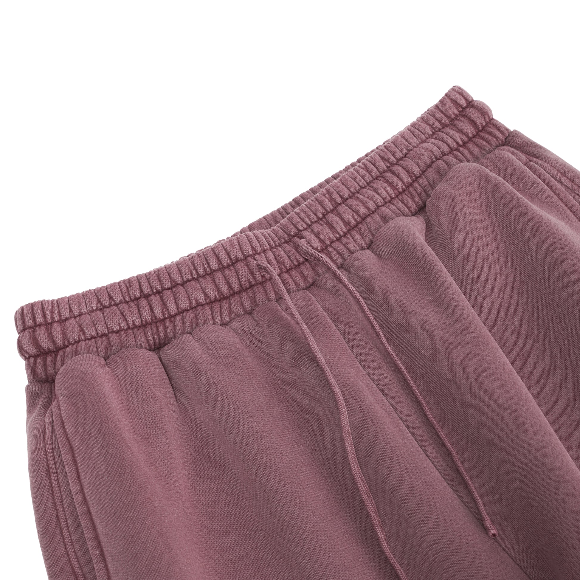 350G Vintage Red Flecee Casual Drawstring Long Sweatpants