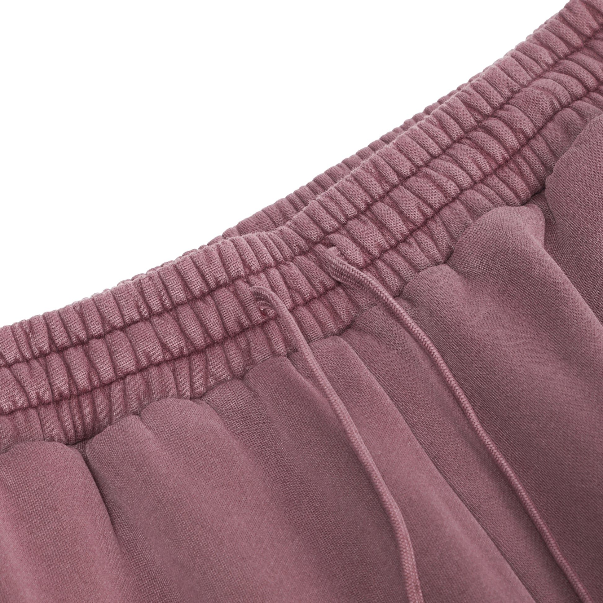 350G Vintage Red Flecee Casual Drawstring Long Sweatpants