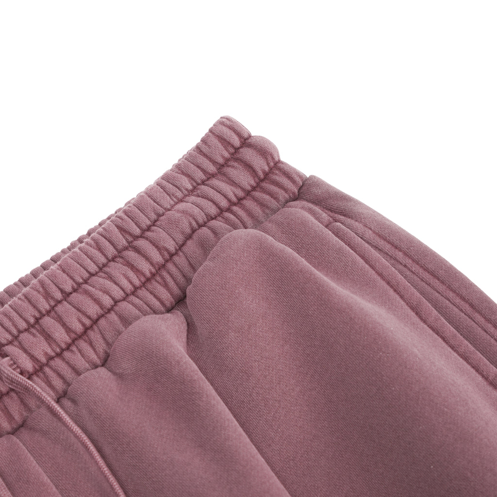 350G Vintage Red Flecee Casual Drawstring Long Sweatpants