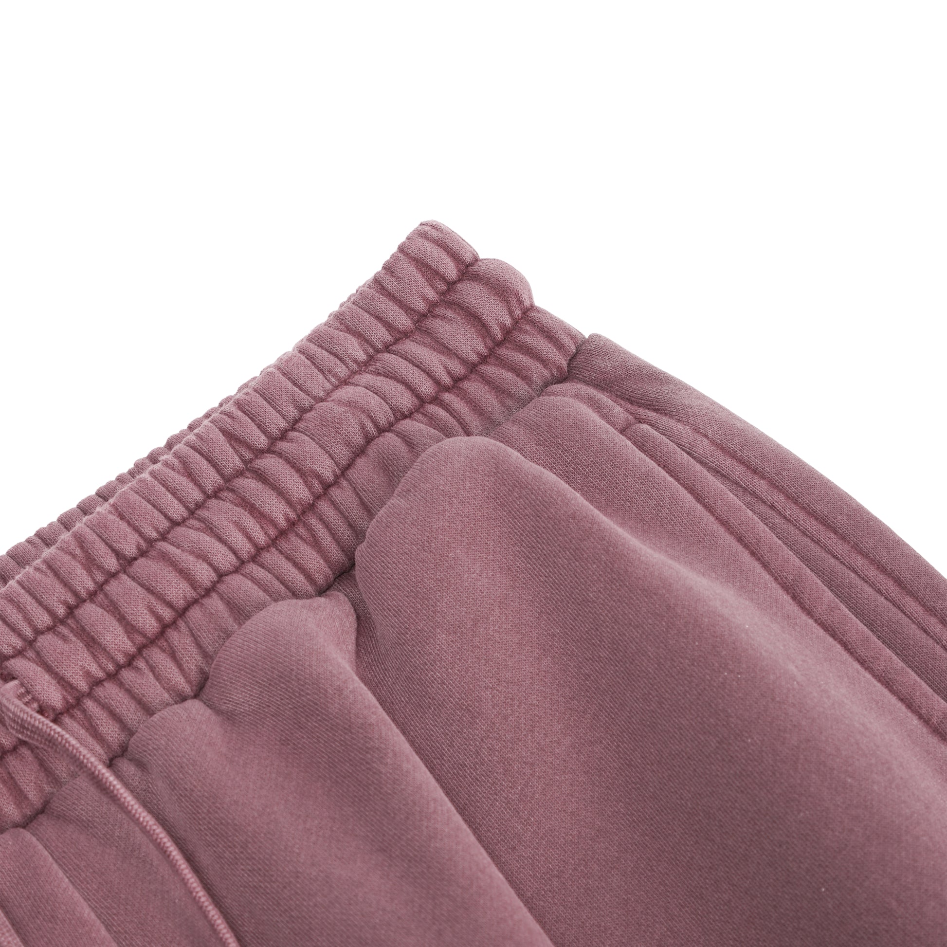 350G Vintage Red Flecee Casual Drawstring Long Sweatpants
