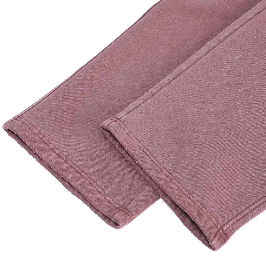 350G Vintage Red Flecee Casual Drawstring Long Sweatpants