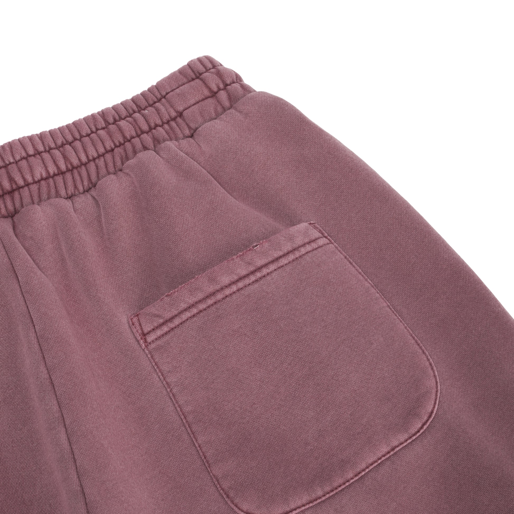 350G Vintage Red Flecee Casual Drawstring Long Sweatpants