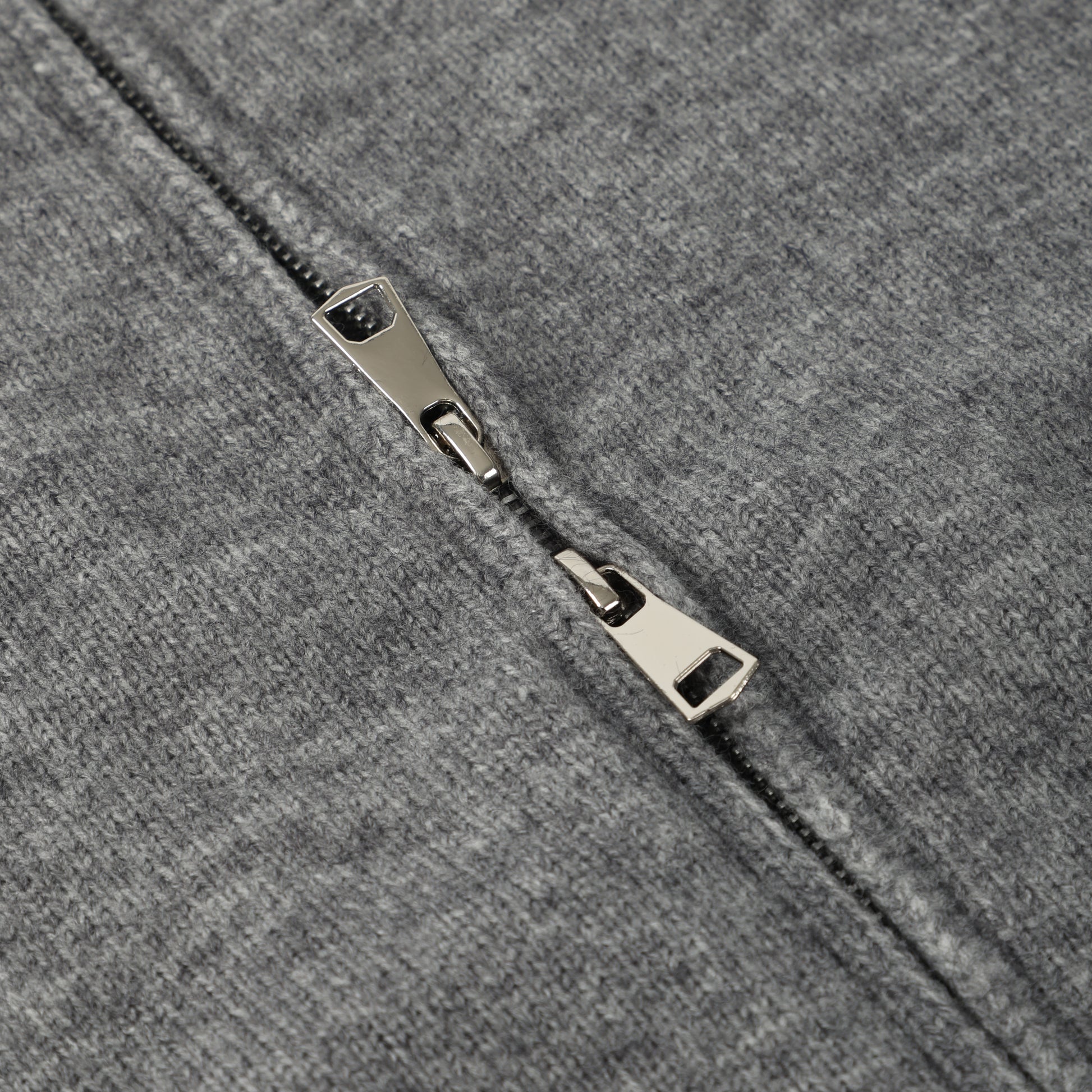 Dark Grey Stand Collar Causal Cardigan Sweater