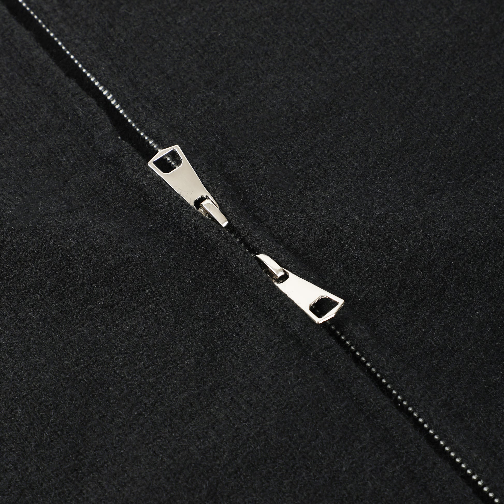 Black Stand Collar Causal Cardigan Sweater