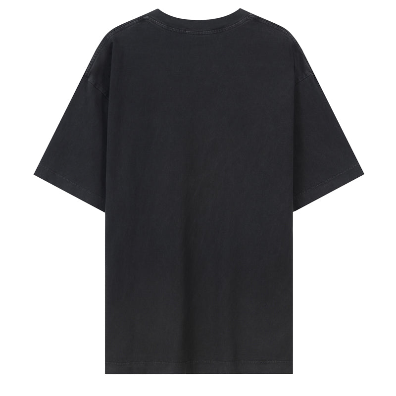 Summer Clubwear Broken Hole Design Black T Shirt