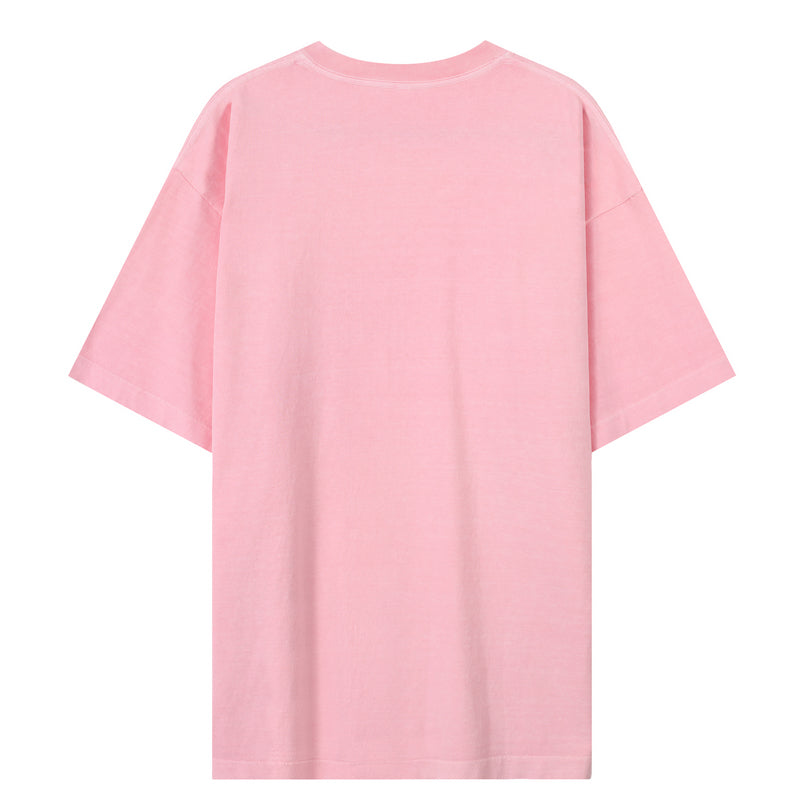 Summer Clubwear Broken Hole Design Pink T Shirt