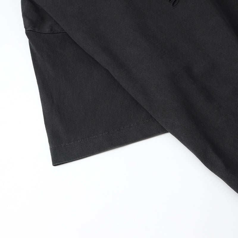 Summer Clubwear Broken Hole Design Black T Shirt