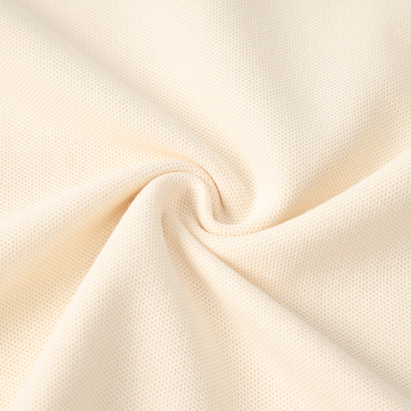 Casaul Beige Short Sleeve Qique Polo Shirt