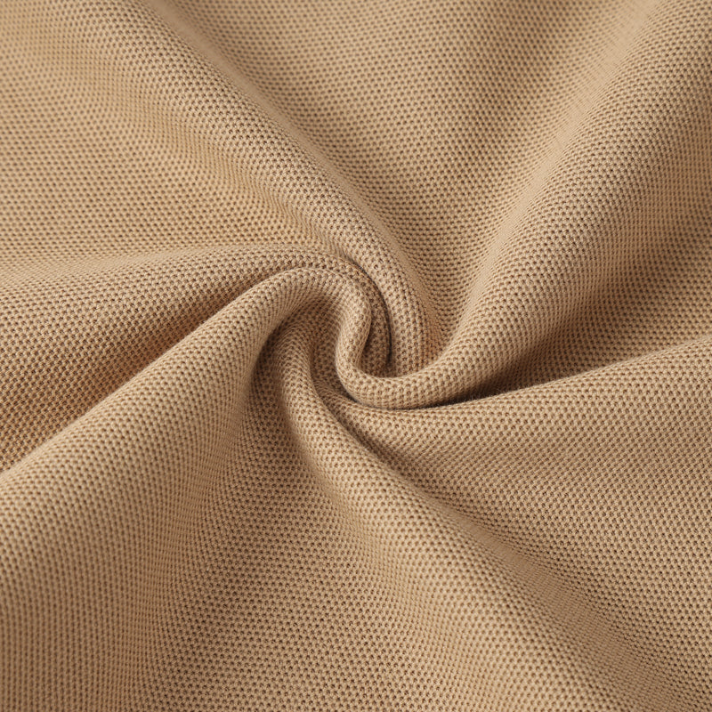 Casaul Camel Short Sleeve Qique Polo Shirt