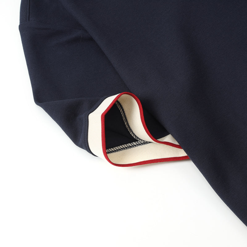 Casaul Navy Short Sleeve Qique Polo Shirt