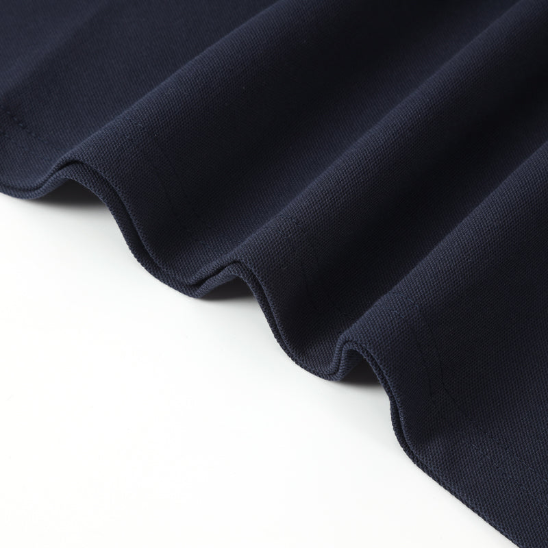 Casaul Navy Short Sleeve Qique Polo Shirt