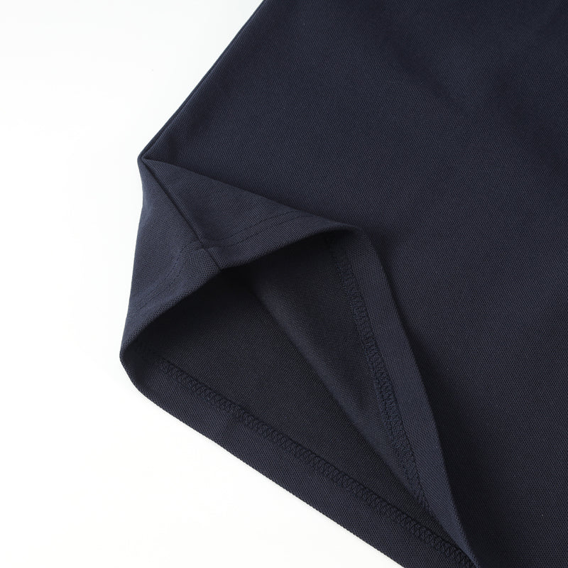 Casaul Navy Short Sleeve Qique Polo Shirt