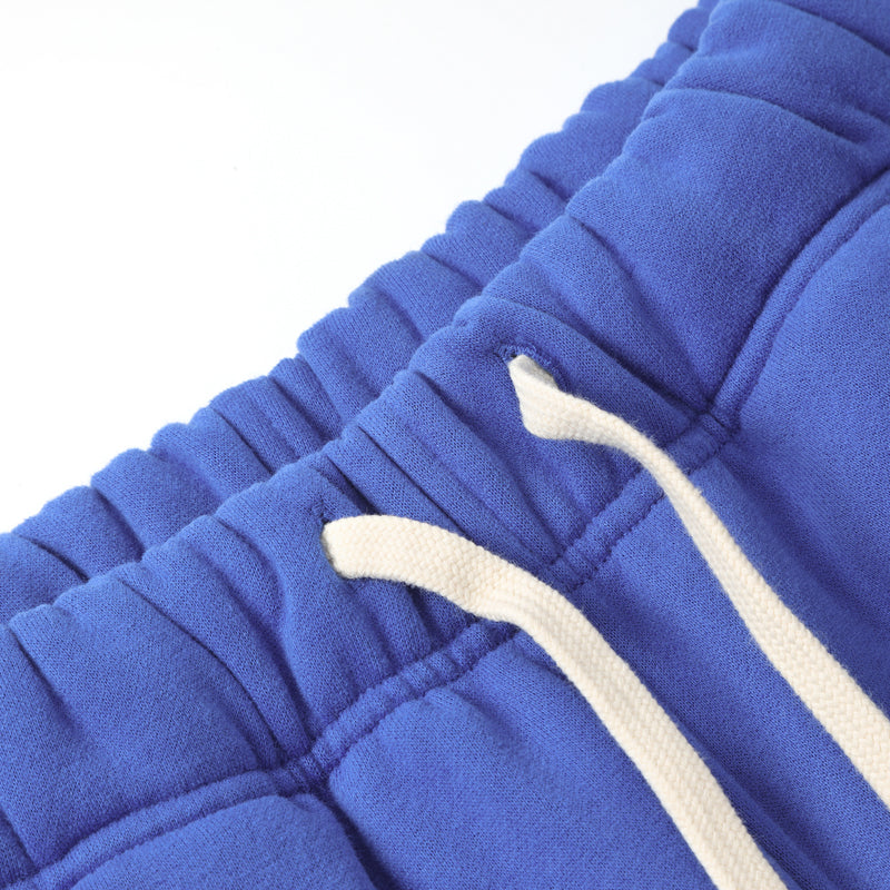360G Bright Blue Streetwear Fleece Sweatpants Jogger