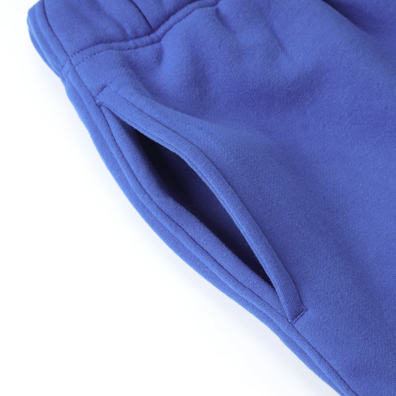 360G Bright Blue Streetwear Fleece Sweatpants Jogger